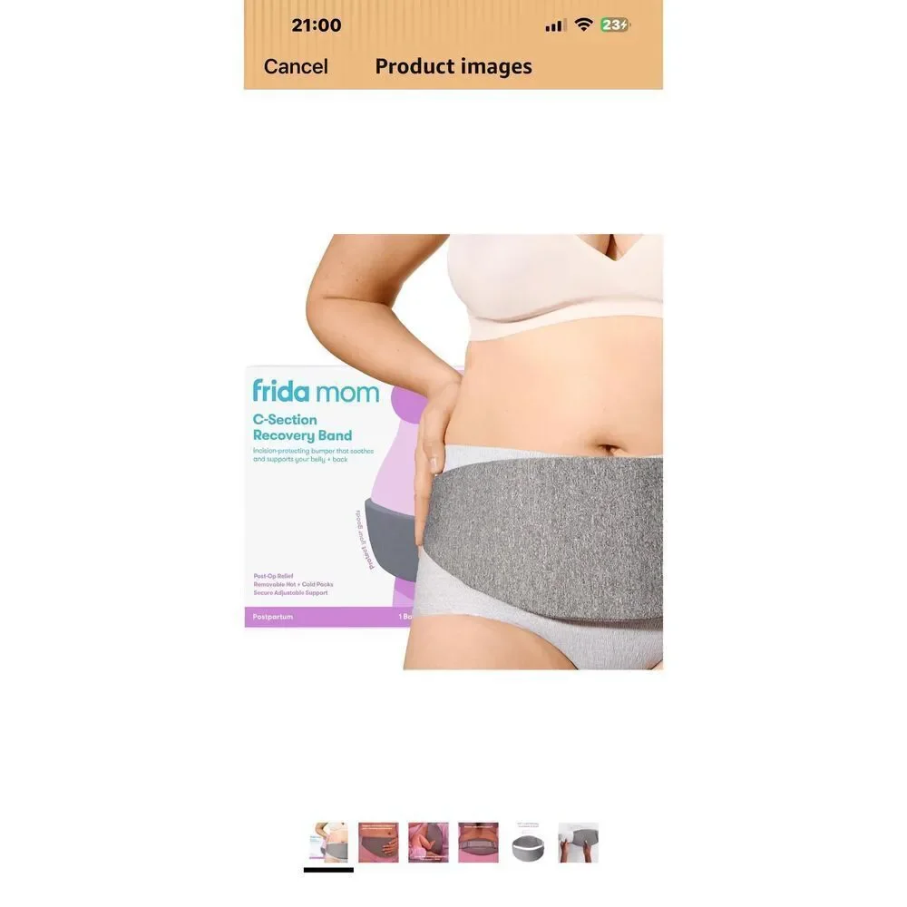 Frida Mom C-Section Recovery Band designed for postpartum support and incision p